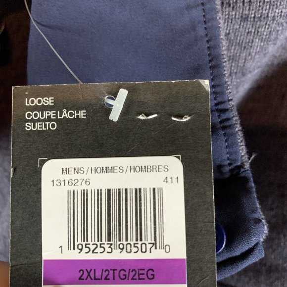 Under Armour Sweatshirt Men's 2XL Blue Polyester Snap Henley Fleece-Lined 6642 - Picture 4 of 9